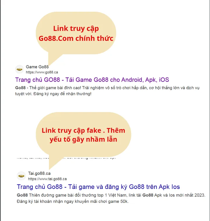 Nếu bạn thấy đường link có thêm dấu “-”, ký tự lạ hay phần mở rộng bất thường, đó có thể là link giả.
